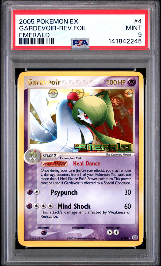Gardevoir Reverse Holo 4/106 Emerald Pokemon PSA 9