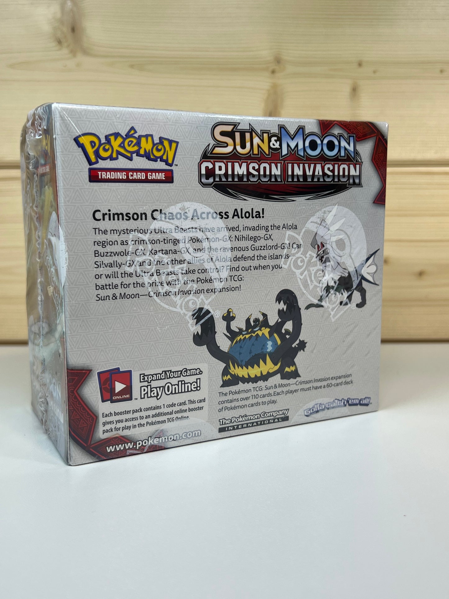 Pokemon S&M Crimson Invasion Booster Box Sealed
