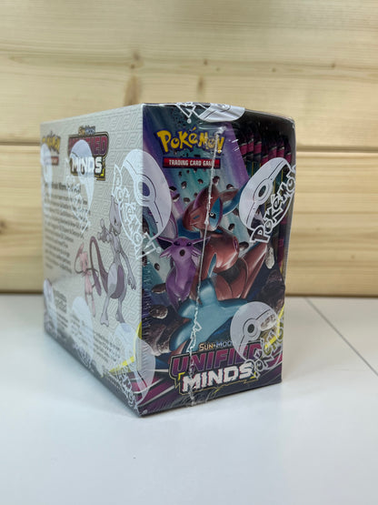 Pokemon S&M Unified Minds Booster Box Sealed