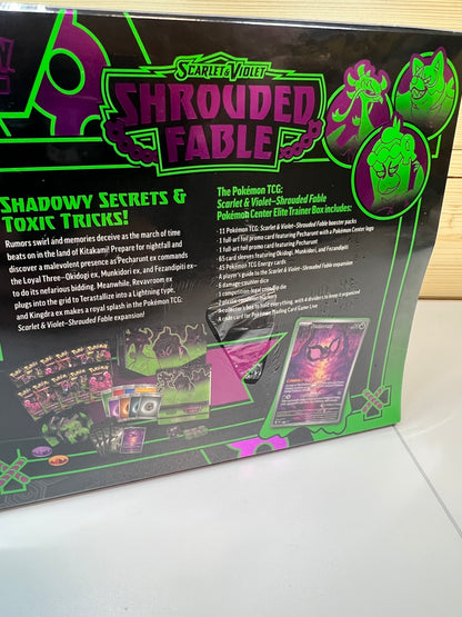 Pokemon S&V Shrouded Fable Pokemon Center ETB Sealed (Small Tear)
