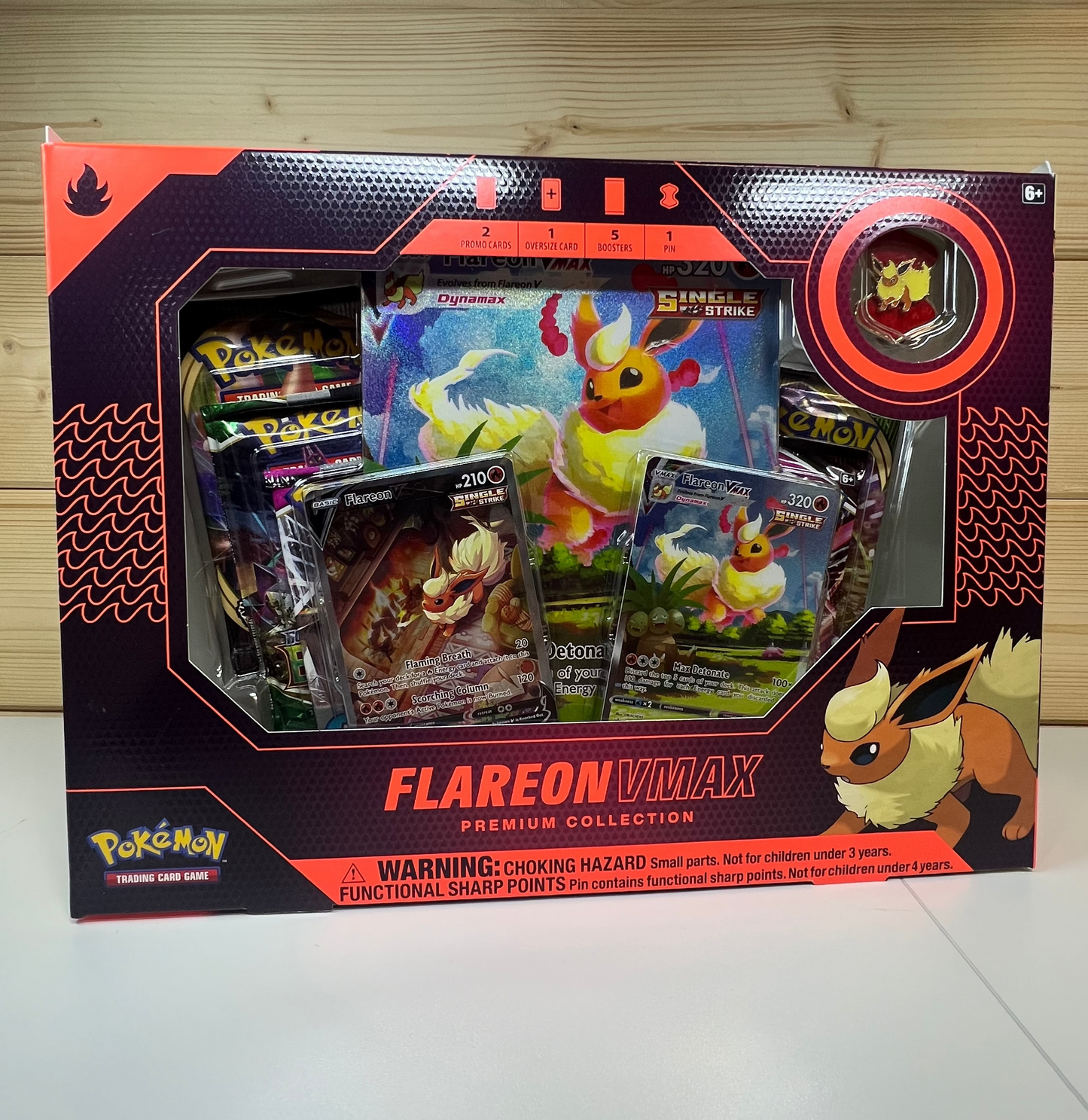 Pokemon SWSH Flareon Vmax Premium Collection Sealed