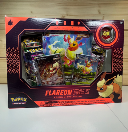 Pokemon SWSH Flareon Vmax Premium Collection Sealed