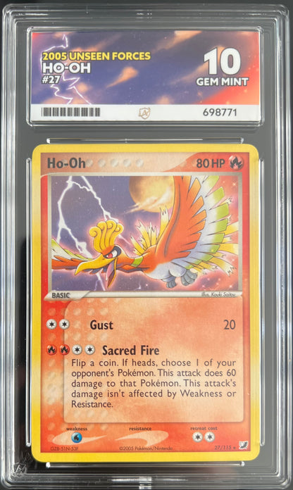 Ho-oh 27/115 Non Holo ex Unseen Forces ACE 10