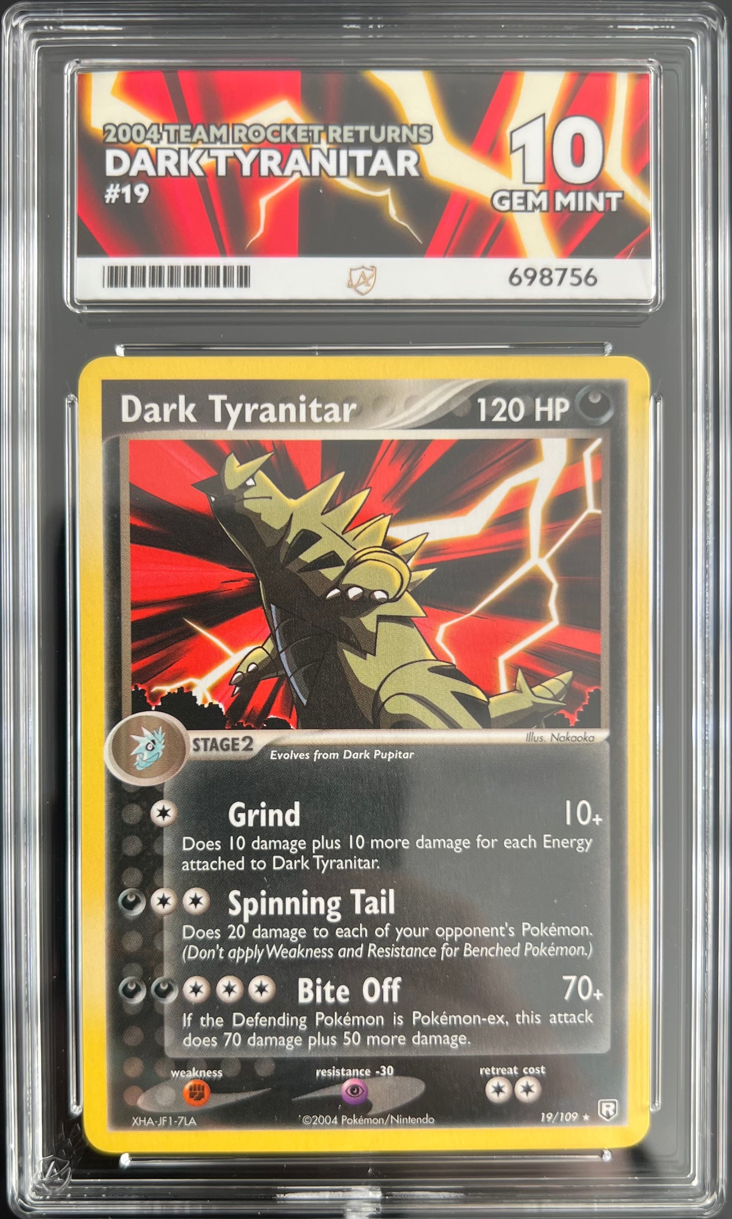 Dark Tyranitar 19/109 Non Holo ex Team Rocket Returns ACE 10