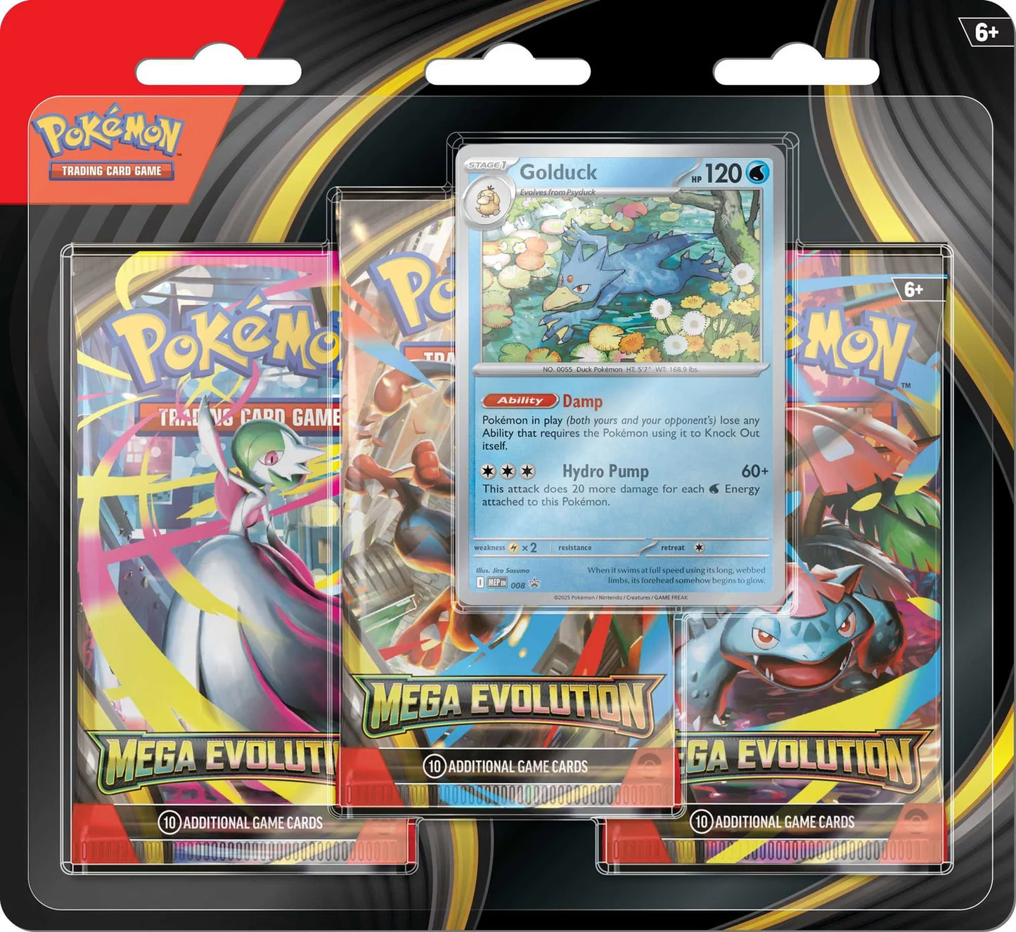 Pokemon Mega Evolutions Base Triple Blister Pack