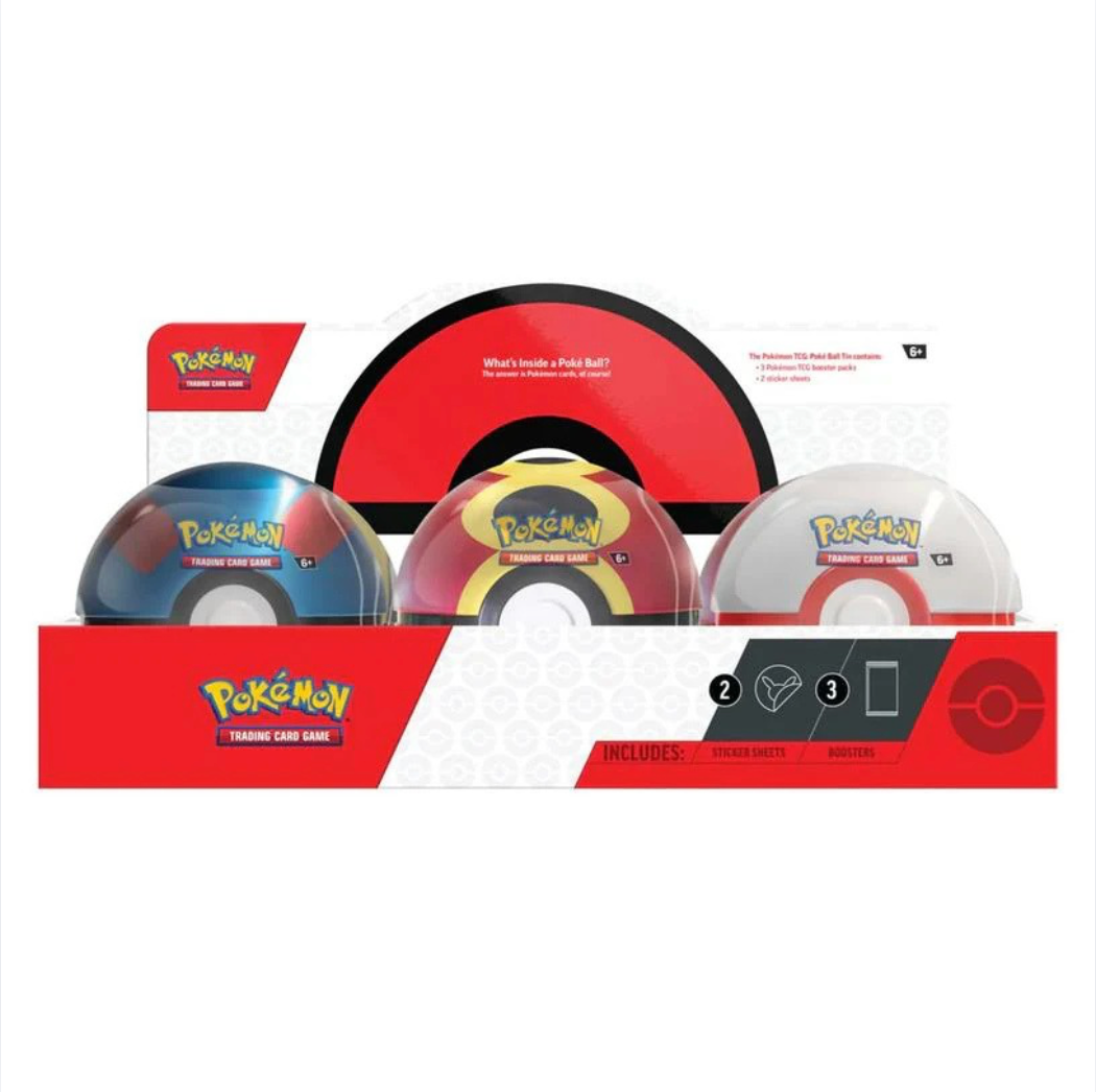 Pokemon 2026 Sealed Pokeball Tins