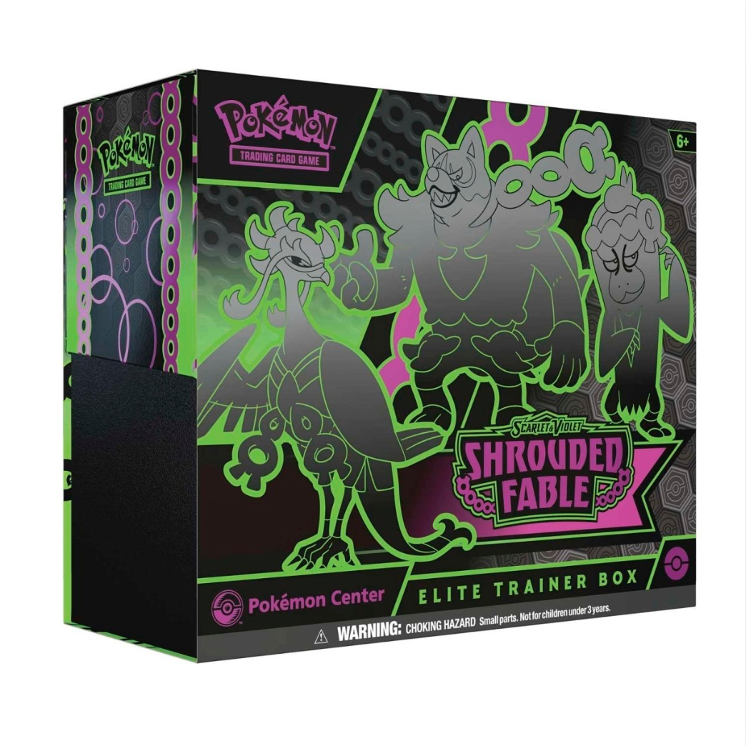 Pokemon Shrouded Fable Pokemon Center Sealed Elite Trainer Box