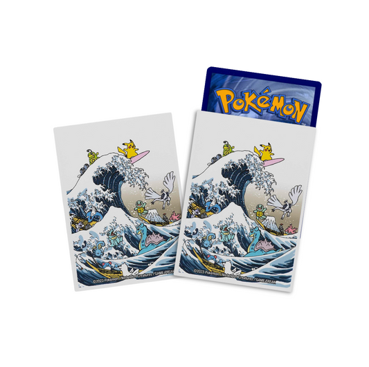 Pokemon Great Wave Pikachu & Friends Sleeves Pack of 65