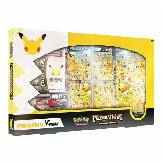 Pokemon Pikachu V-Union Celebrations Collection Box Sealed