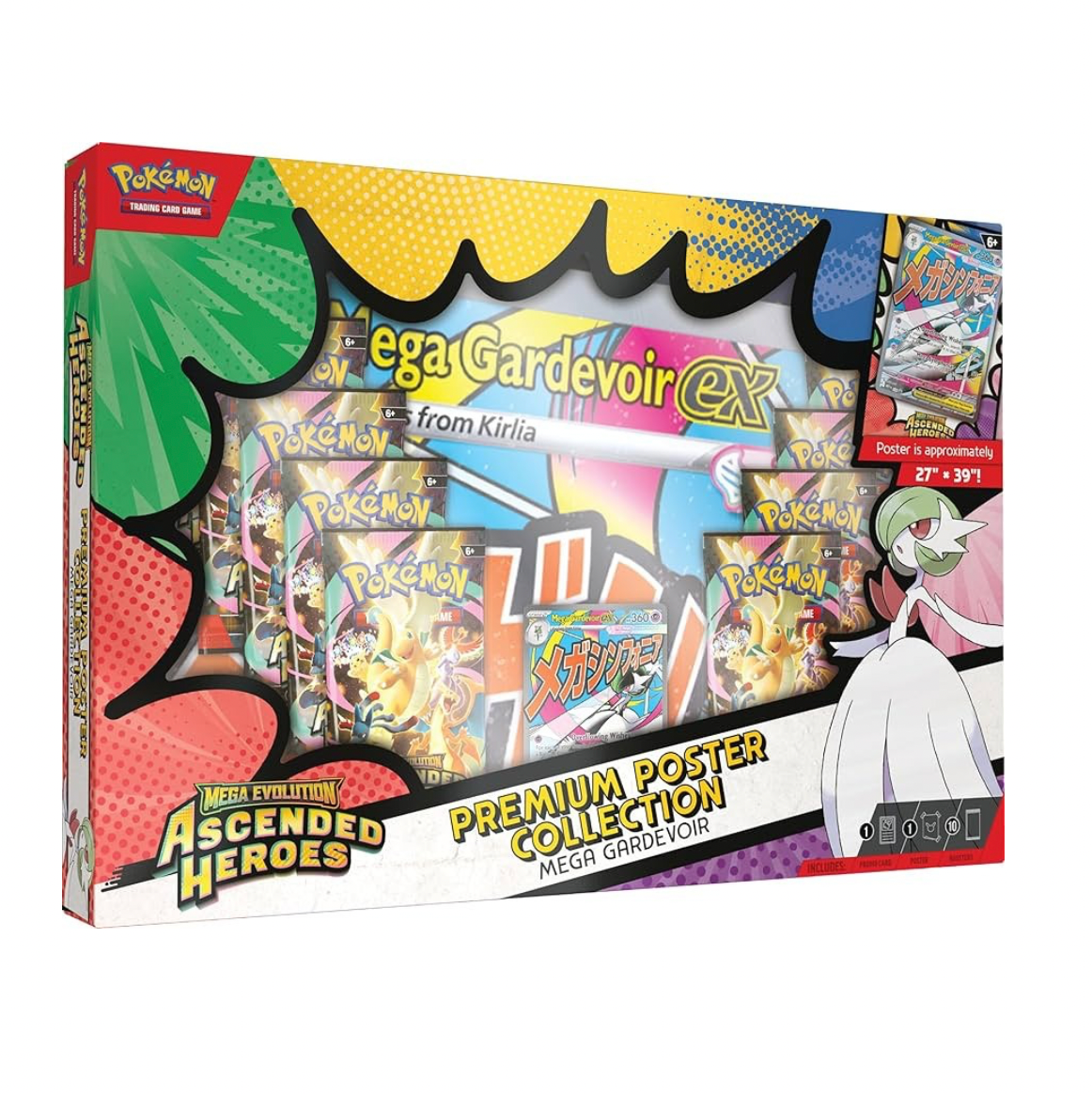Pokemon Mega Gardevoir ex Premium Poster Collection Box Sealed