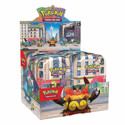 Pokemon Lumiose City Mini Tins Display Case