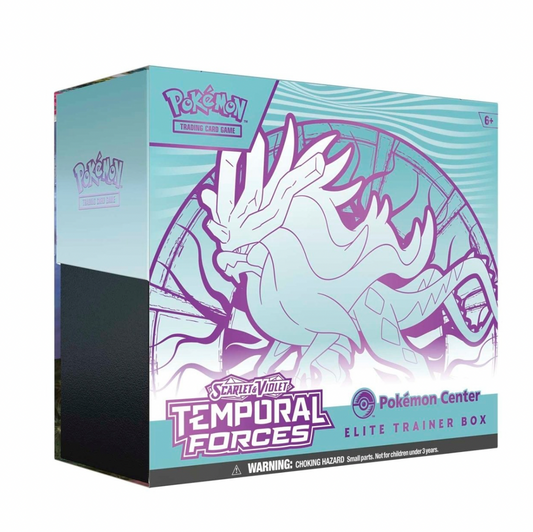 Pokemon S&V Temporal Forces Pokemon Center ETB Sealed