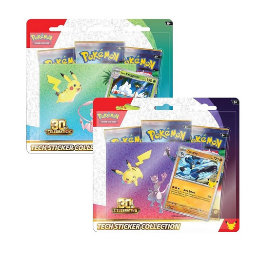 Pokemon 30th Celebration Tech Sticker Collection