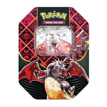 Pokemon S&V Paldean Fates SV4.5 Sealed Tins - Charizard