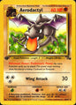 Aerodactyl 16/62 Fossil Rare Pokemon 1st Edition Near Mint