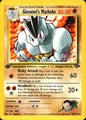 Giovanni's Machoke 42/132 Gym Challenge Uncommon Pokemon 1st Edition Near Mint