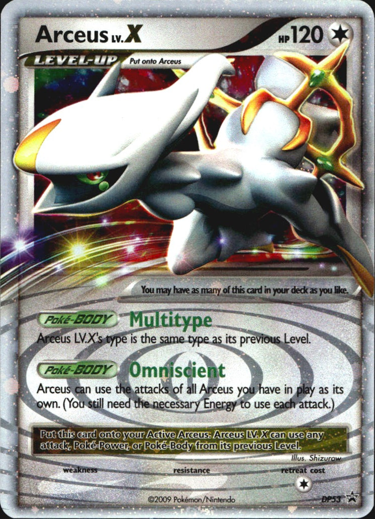 Arceus LV.X DP53 Diamond and Pearl Promos Holo Promo Pokemon Near Mint