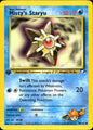 Misty's Staryu 90/132 Gym Heroes Common Pokemon 1st Edition Near Mint