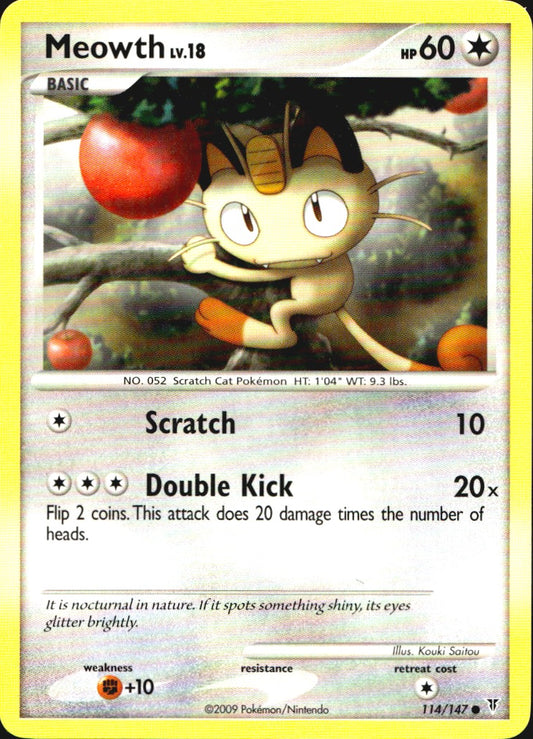 Meowth 114/147 Supreme Victors Common Pokemon Near Mint