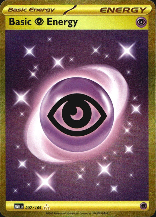 Basic Psychic Energy 207/165 151 Hyper Rare Pokemon Holo Near Mint
