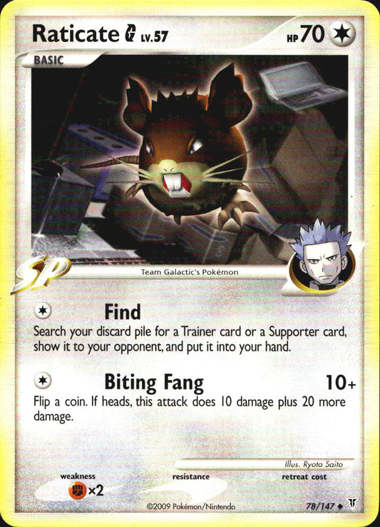 Raticate G 78/147 Supreme Victors Uncommon Pokemon Near Mint