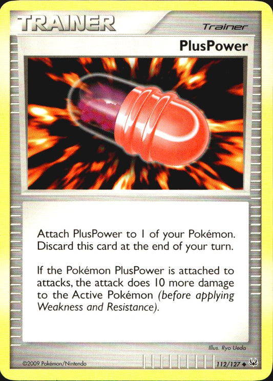 PlusPower 112/127 Platinum Uncommon Pokemon Near Mint