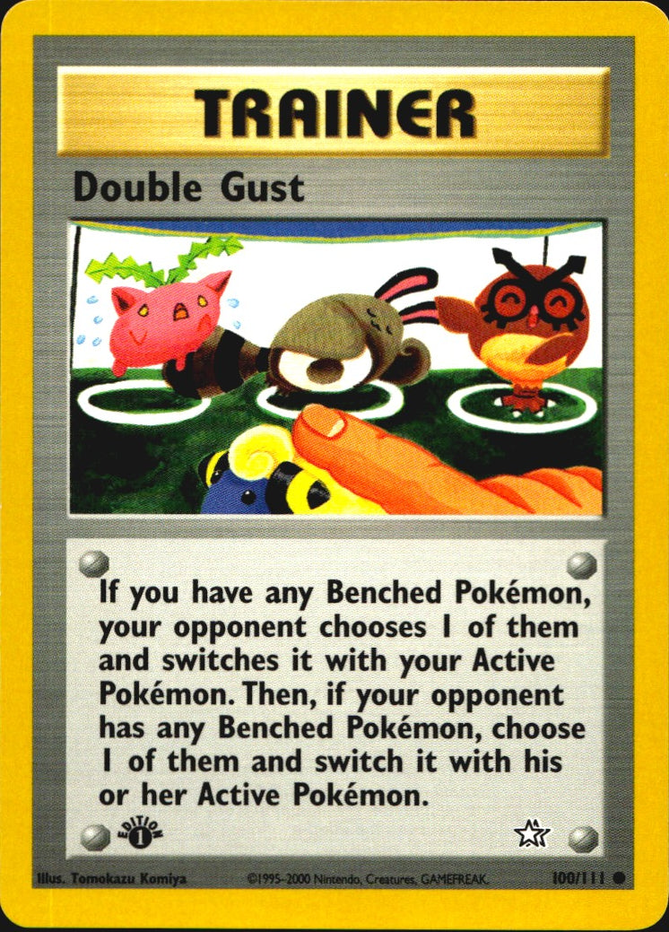 Double Gust 100/111 Common Neo Genesis Pokemon 1st Edition Near Mint