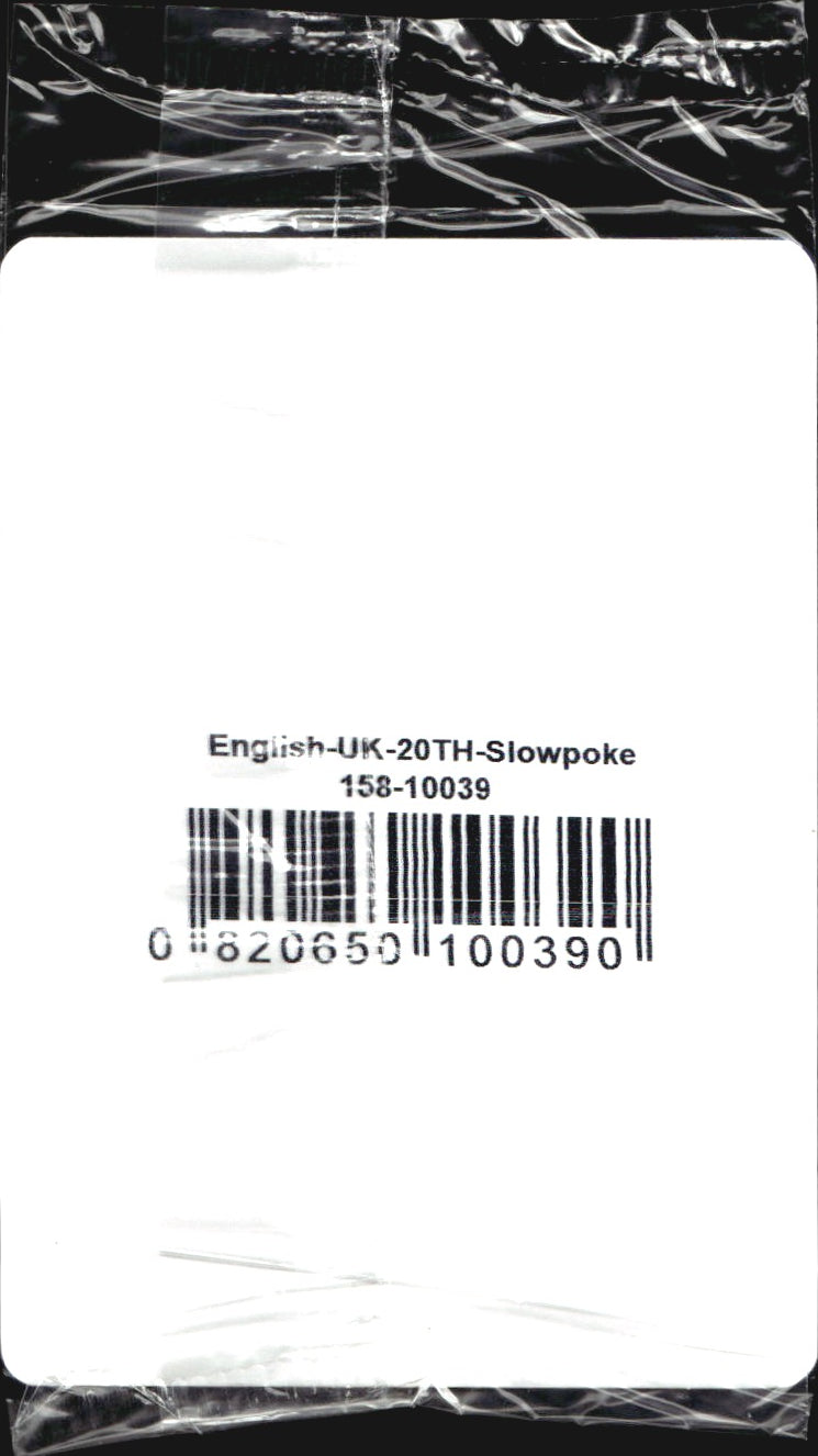 Slowpoke 32/83 20th Anniversary GAME Exclusive Sealed Promo