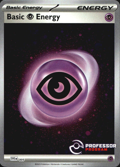 Psychic Energy (2023) 005 Holo Promo Professor Program Promos Pokemon Near Mint