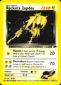 Rocket's Zapdos 15/132 Rare Gym Challenge Pokemon Unlimited Holo Near Mint