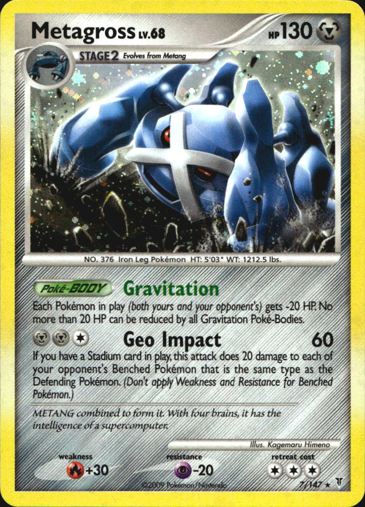 Metagross 7/147 Supreme Victors Holo Rare Pokemon Near Mint