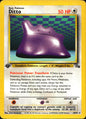 Ditto 18/62 Fossil Rare Pokemon 1st Edition Near Mint