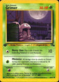 Grimer 48/62 Fossil Common Pokemon 1st Edition Near Mint