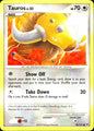 Tauros 98/127 Platinum Common Pokemon Near Mint