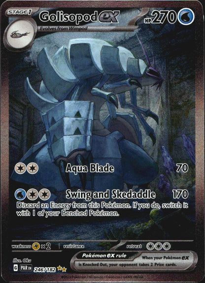 Golisopod ex 246/182 Special Illustration Rare Paradox Rift Pokemon Near Mint
