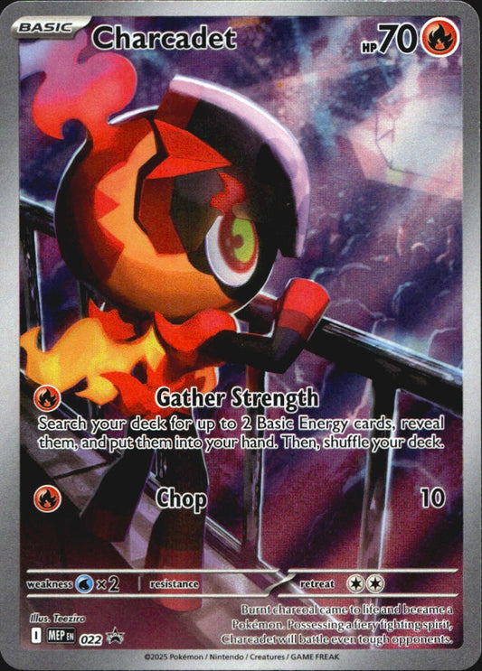 Charcadet 022 Holo Promo ME: Mega Evolution Promo Pokemon Near Mint
