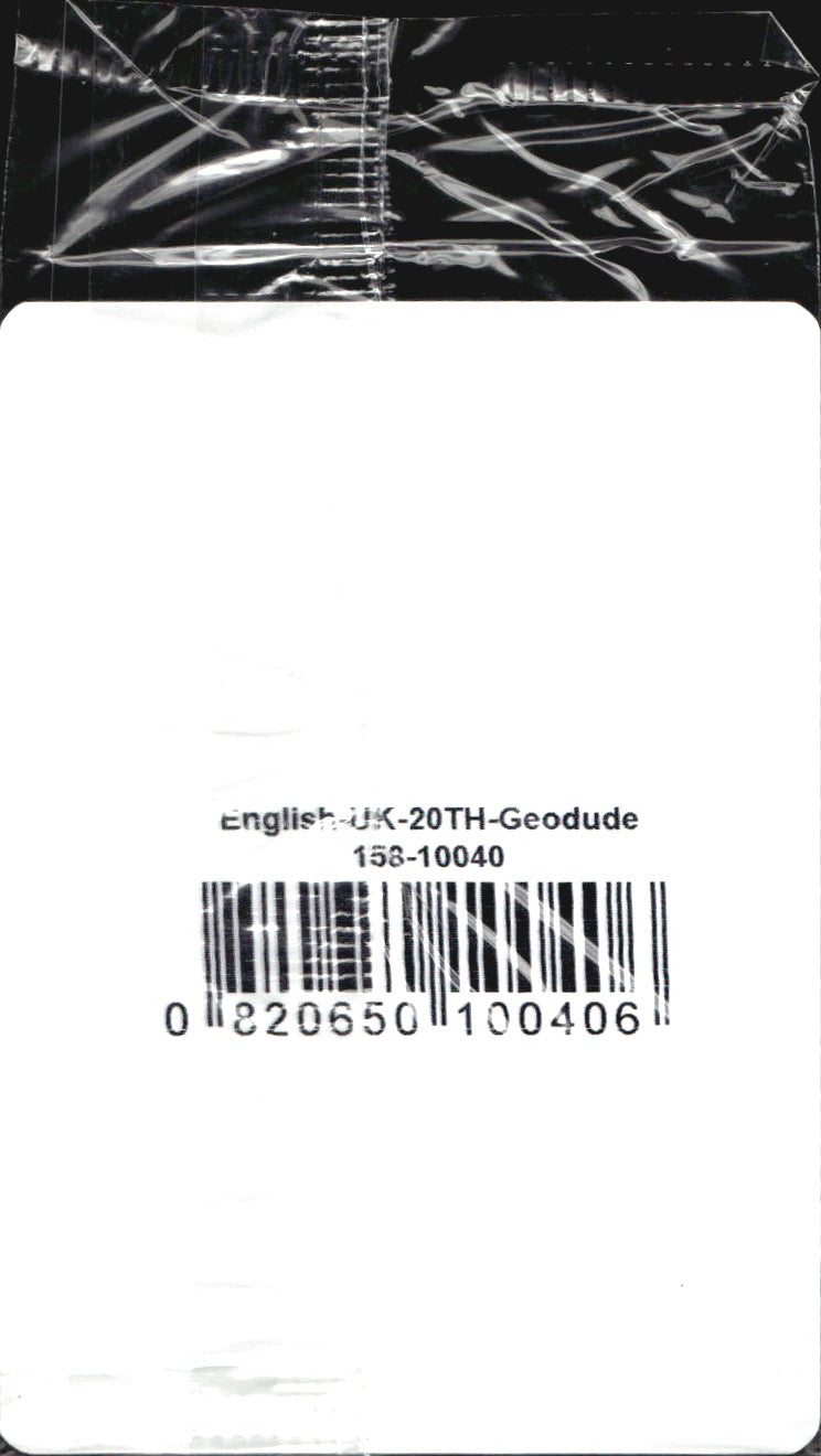 Geodude 43/83 20th Anniversary GAME Exclusive Sealed Promo