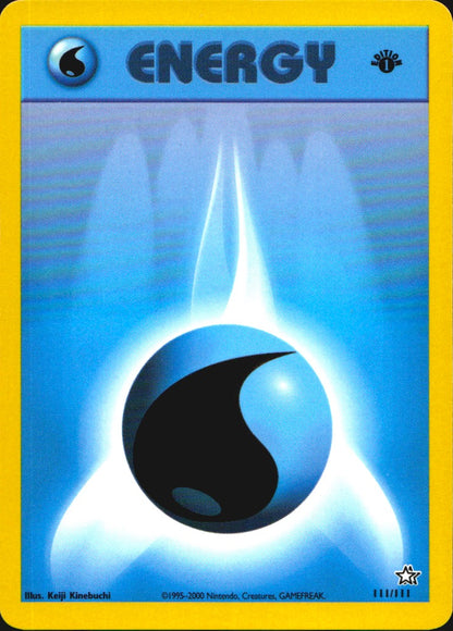 Water Energy 111/111 Neo Genesis Pokemon 1st Edition Near Mint
