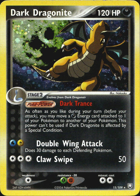Dark Dragonite EX Team Rocket Returns 15/109 Holo Deck Exclusives Pokemon NM