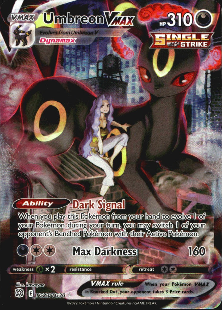 Umbreon VMAX TG23/TG30 Holo VMAX Rare Brilliant Stars Trainer Gallery Pokemon NM