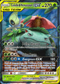 Celebi & Venusaur GX 1/181 Holo GX Rare Team Up Pokemon Lightly Played