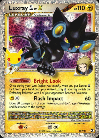Luxray GL LV.X 109/111 Celebrations: Classic Collection Pokemon Holo NM