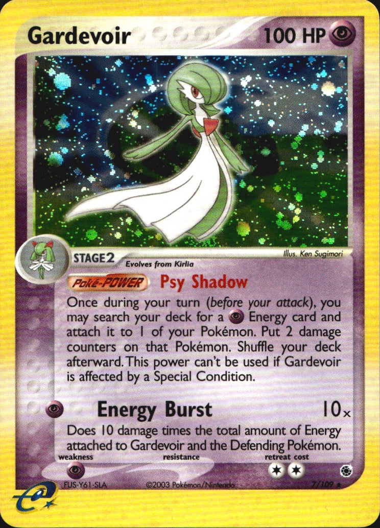 Gardevoir 7/109 Ruby & Sapphire Holo Rare Pokemon Near Mint
