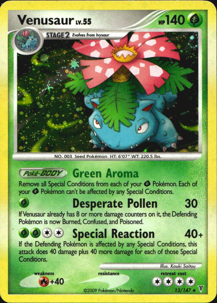 Venusaur 13/147 Supreme Victors Holo Rare Pokemon Near Mint
