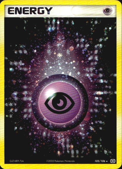 Psychic Energy 105/106 Emerald Holo Rare Pokemon Near Mint