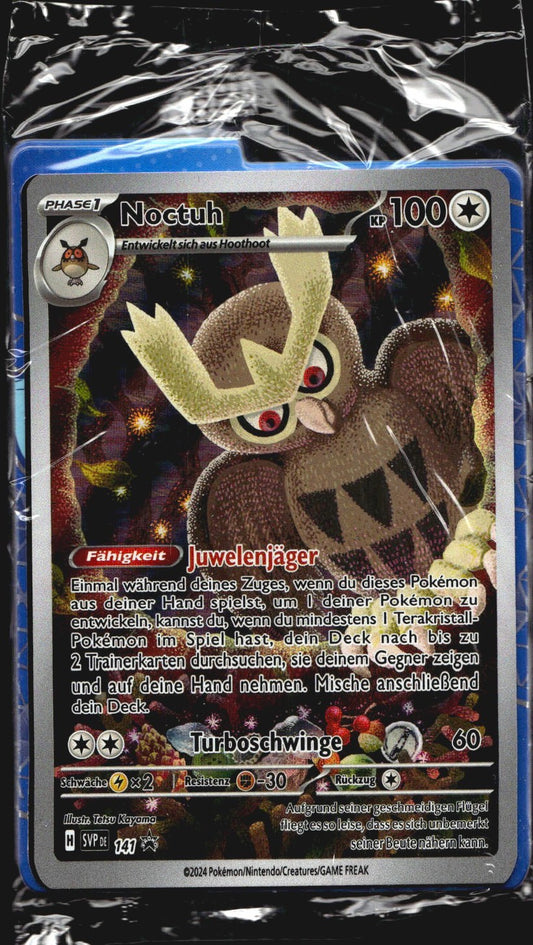 Noctuh 141 Holo Promo Scarlet & Violet Promo GERMAN LANGUAGE Sealed Promo