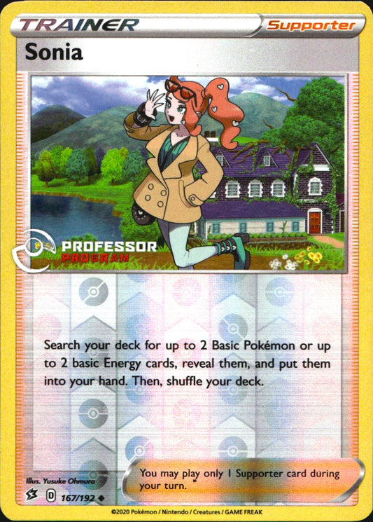Sonia 167/192 Holo Uncommon Professor Program Promos Pokemon Near Mint