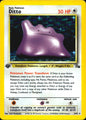 Ditto 3/62 Rare Fossil Pokemon 1st Edition Holo Near Mint