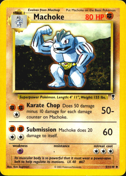 Machoke 34/102 Uncommon Base Set Unlimited Pokemon Near Mint