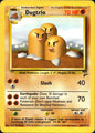 Dugtrio 23/130 Base Set 2 Rare Pokemon Near Mint